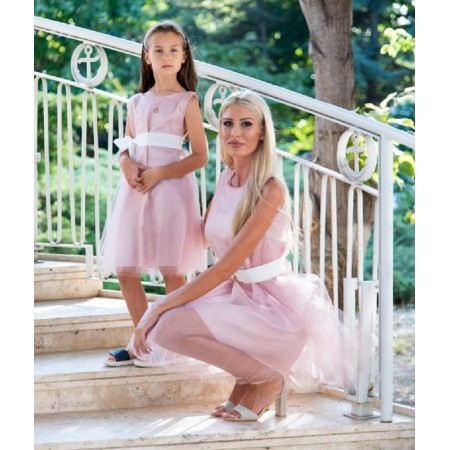 Set di abiti in raso e tulle