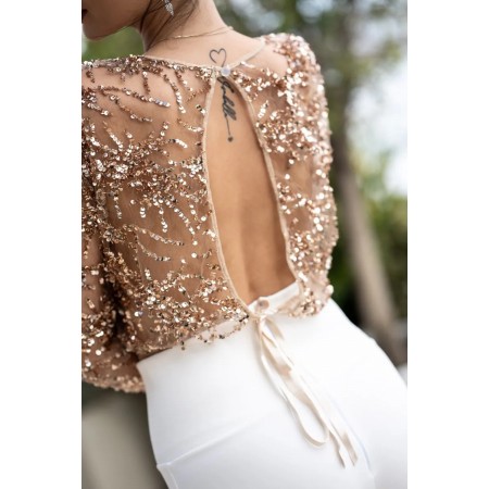 Completo elegante con top...