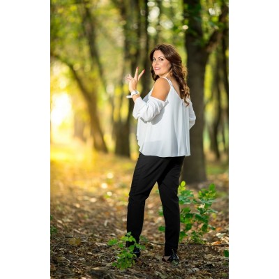 Blusa in chiffon