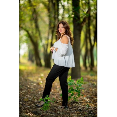 Blusa in chiffon